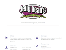 Tablet Screenshot of jellybeanskids.com